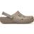 Crocs Classic Floral Cut-Out Clog - Taupe