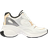 Michael Kors Zuma Color-Block Crackled Leather Trainer - White