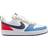 Nike Court Borough Low Recraft GS - White/Light Crimson/Blue Beyond/Thunder Blue