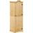 vidaXL Corona 55 x 52 x 170 cm Solid Wood Pine Brown Wardrobe 55x170cm