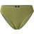 & Other Stories Crinkle High Leg Bikini Bottom Khaki Green