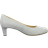 Gabor Pumps Silberfarben Blockabsatz
