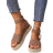 Shein Women Minimalist Ankle Strap Espadrille Flatform Sandals, Vacation Summer Sandals