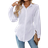 Shein Elegant Women's Long Sleeve Vacation Shirt