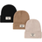 Shein pcsSet Children Solid Color Knit Beanie Hats With Car Logo Autumn Winter