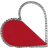 Shein Elegant Heart-Shaped Evening Bag - Mini