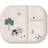 Done by Deer 3-Compartment Plate Sandy Beige