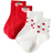 Shein 2pairs/Set Cute Strawberry Patterned Infant Basic Socks Suitable For Outdoors