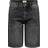 Only High Rise Denim Jorts - Washed Black