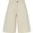 Pieces Pcmilla MW Denim Jorts D2D Dam Jeansshorts - Beige