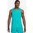 Nike Dri FIT Miler Singlet - Turquoise/Blue