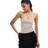 Bershka Shaping Square Neck Cami Top - Taupe