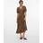 Vero Moda Vmalba Ss Calf Dress - Tigers Eye