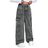 Shein Y2K Trending High Waist Flap Cargo Jeans - Pink