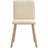 vidaXL Spisebordsstole 2 Stk Stof Cremefarvet Køkkenstol 86cm 2stk