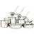 Viking Culinary 3-Ply 17-Piece Cookware Set with lid 17 Parts