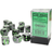 Chessex D6 Dice Gemini 16mm (12 Dice) BlkGrey/Green