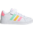 adidas Kid's Grand Court 2.0 - Cloud White/Pulse Mint/Beam Pink