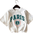 Shein Tween Girls Casual Paris Sports Graphics Relaxed Short Sleeve TShirt Suitable For Summer
