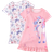 Shein Little Girls' Unicorn & Butterfly Printed Dress