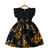 Shein Girls Summer Casual Dress With Ruffled Sleeves Bow And Floral Print