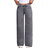 Shein Oversized Butterfly Print Denim Wide Leg Jeans - Casual