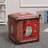 ISHEGREV Vintage Ottomansk Förvaringspall 30 cm Sittpall 33cm
