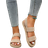 Shein Summer New Fashion Going Out Ladies Sandals Fashion Beige Cross Strap Slippers Beach Hawaiian Style Women Shoes, Beige Women's Flat Sandals