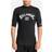 Billabong Mens Logo Surf Short Sleeve Rash Vest Black