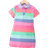 Shein Young Girl Color Block Elegant College Style Simple Polo Collar Regular Sleeve Dress For Summer