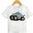Shein Young Boy Car Print Tee