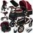 Kesser Loops 3 in 1 Red/Champagne (Travel system)