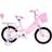 Touch of Venetian 16 Inch Girls Bicycle Cycle Pink Stabilisers Kids Bike