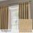 Morris & Co Acorn Tonal Jacquard Pencil Pleat Curtains Gold