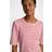Munthe Striped T-shirt with Puff Sleeve - Red
