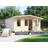 Dunster House Wooden Log Cabin 5 x 4 Metres (Building Area )
