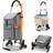 Vounot Folding Shopping Trolley Aluminium Lightweight Shopping Cart - Grey