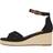 Tommy Hilfiger Criss-Cros Mid Wedge Espadrilles - Svart