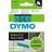 DYMO Label Cassette D1 Black on Green