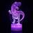 VDstar Dinosaur 3D Illusion Lamp LC-33 Night Light