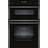 Neff U2ACH7AG7B Built-In Electric Double Oven Grey, Black