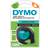 DYMO Letra Tag Tape Black on Green