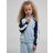 Hummel Hmldaily ZIP Jacket Str 6 År - Marin/Dueblå/Hvid