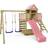 Wickey Wooden Climbing Frame Smart Cave Set Pastel Pink