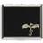 Knight Dragon Black Leather Covered Cigarette Case