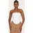 PrettyLittleThing Blend Boned Corset - White