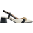 Shein Women's Chain Decor Chunky Heel Pumps - Solid Color