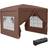 OutSunny Pop Up Gazebo - Coffee 3x3 m