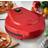 MisterChef Pizza Maker 1450W Ceramic Plates 12 Inch 30cm 2.3 Red