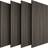 tectake Akustikpaneele Sonic Wall Holzoptik Eiche grau 4er Set